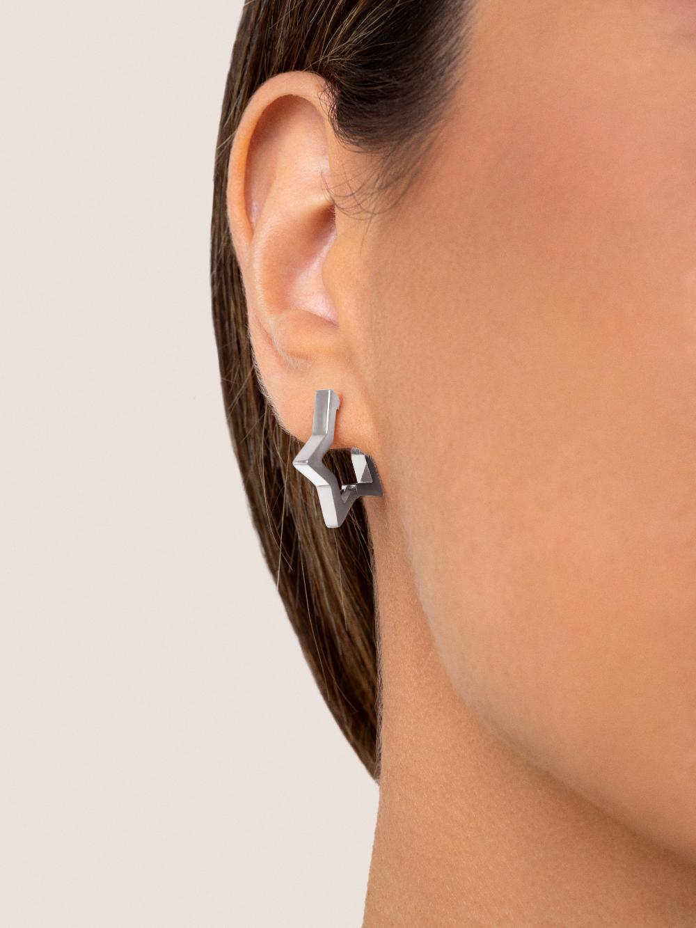 ﻿singularu Pendientes Superstar Acero Rebajas online