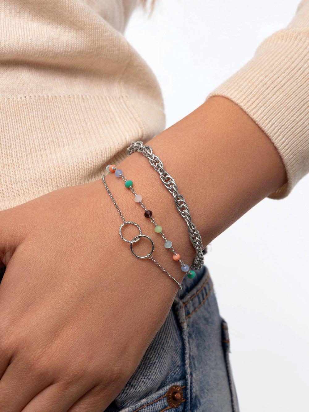 singularu Pulsera Crystals Colors Plata Oferta especial