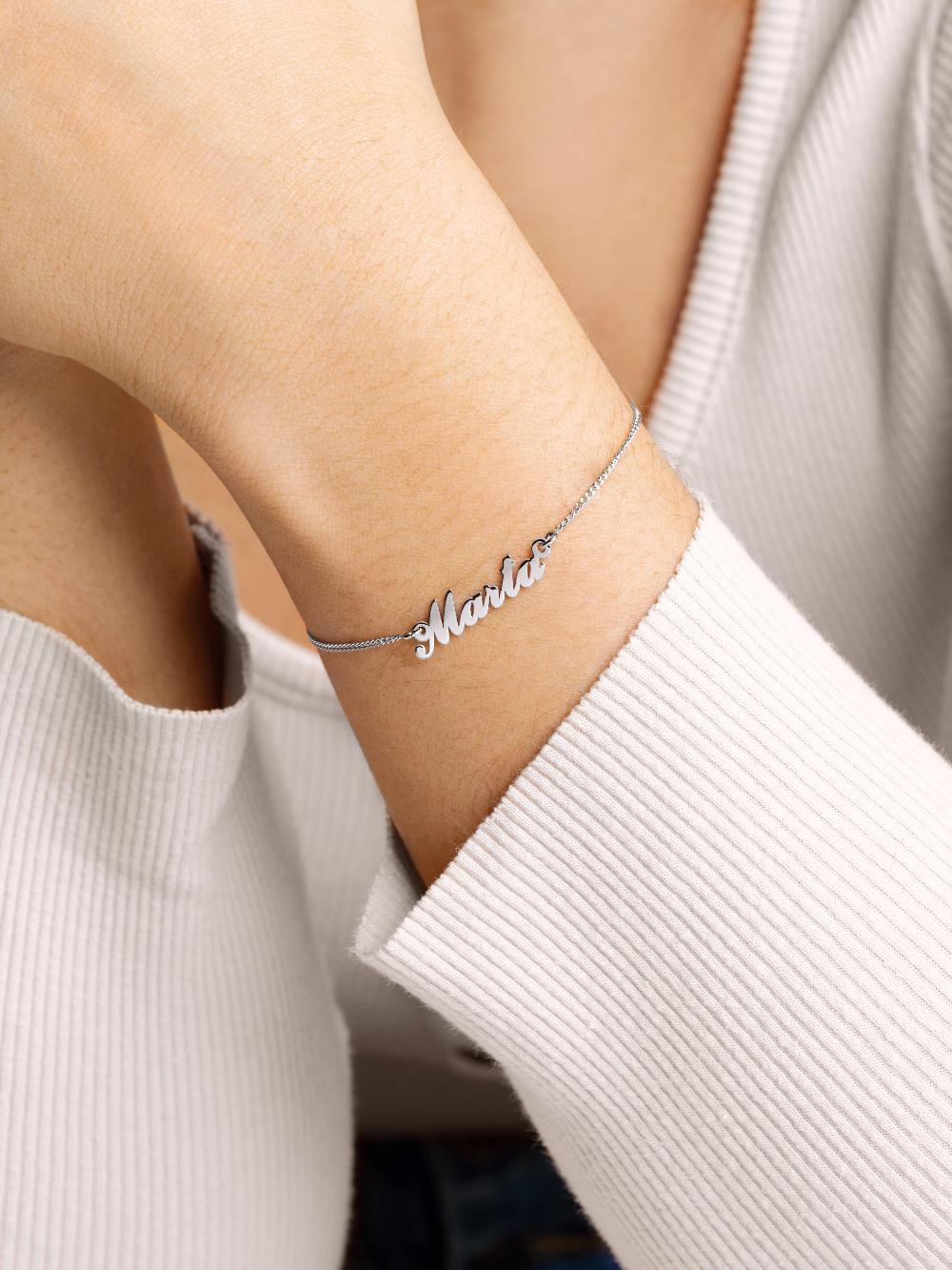 singularu Pulsera Personalizada Carrie Plata Precio de fábrica