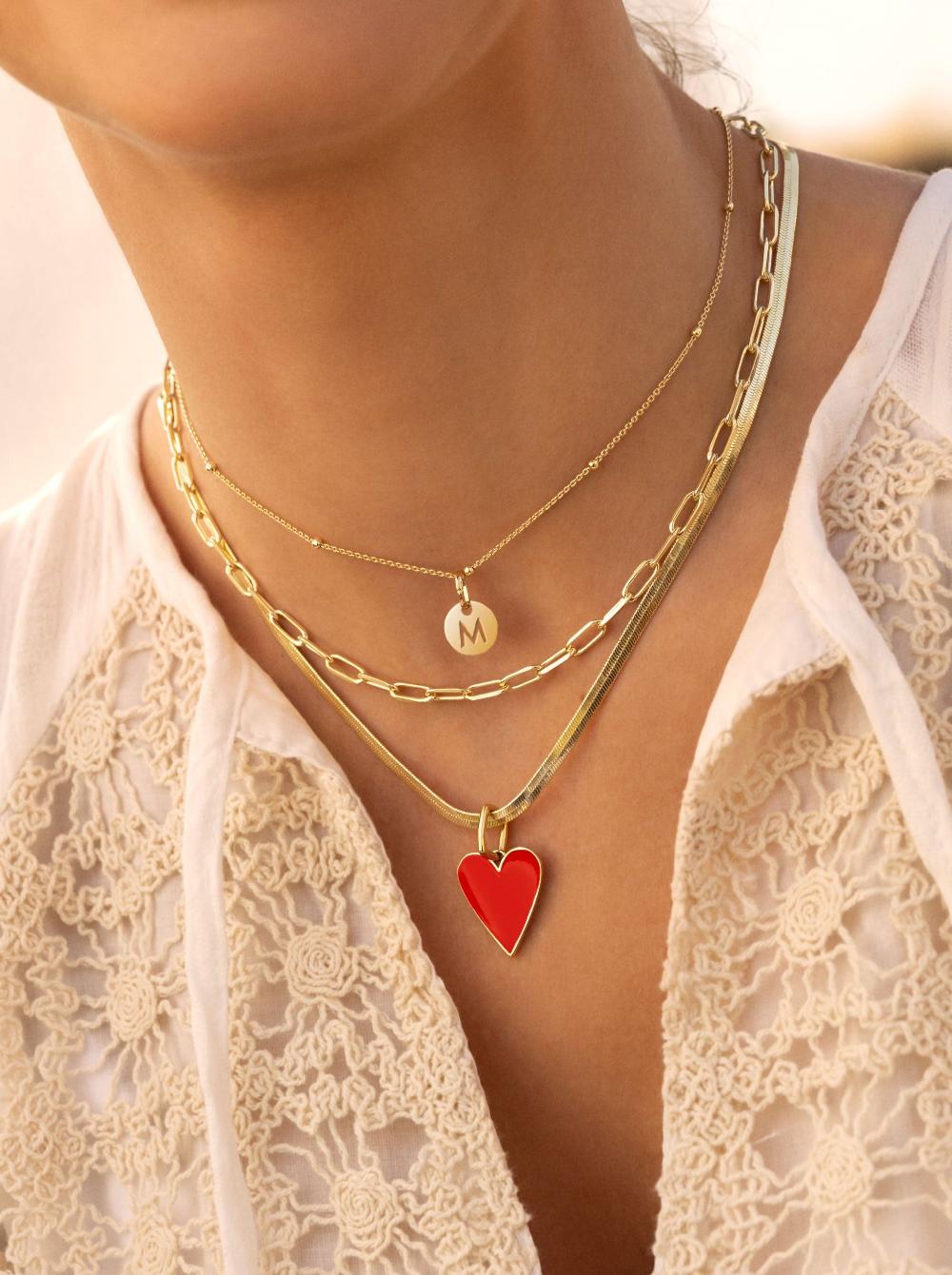 singularu Collar Mini Medallion Plata Baño Oro Limitado a 3 días