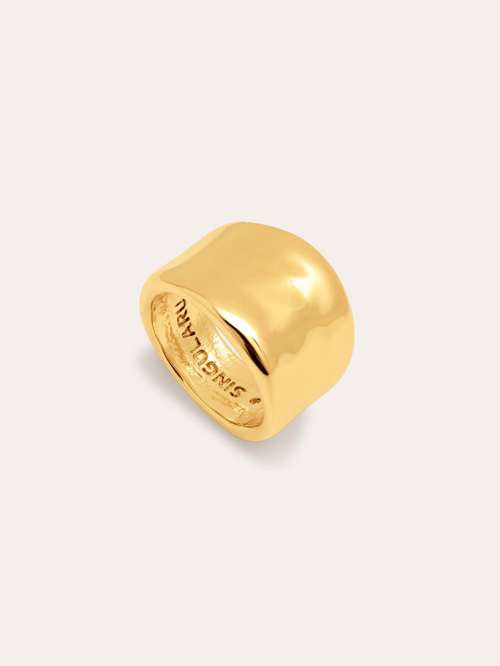 singularu Anillo My Ocean Baño Oro Envío gratis