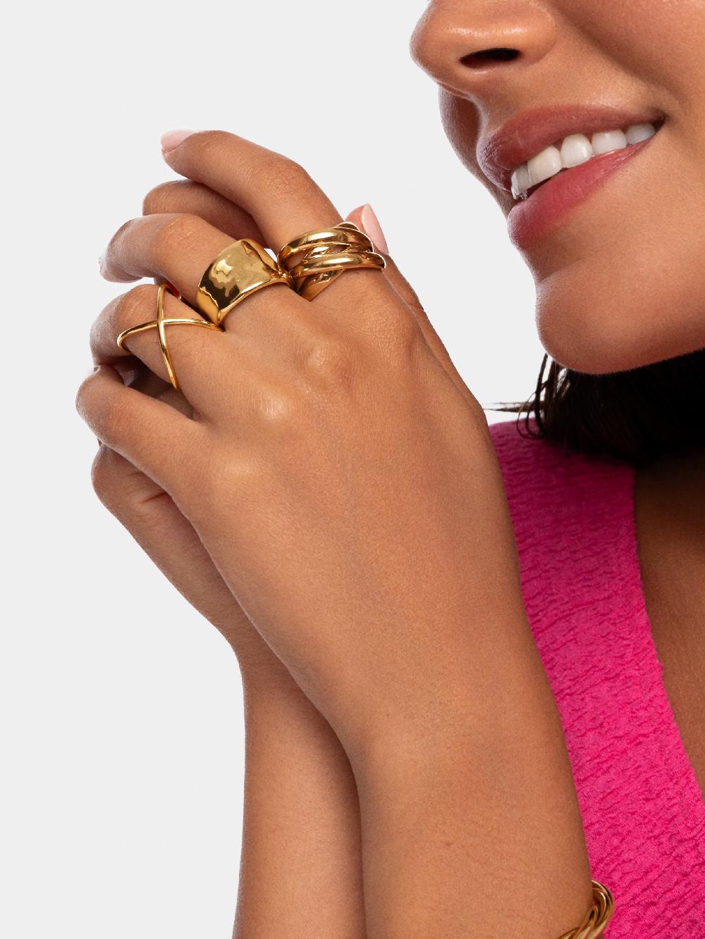 singularu Anillo 4Ever Plata Baño Oro COMPRAR AHORA
