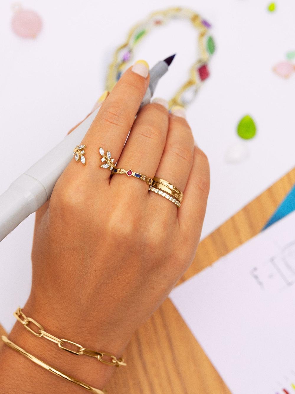 singularu Pack 3 Anillos Choices Baño Oro Últimos 2 días