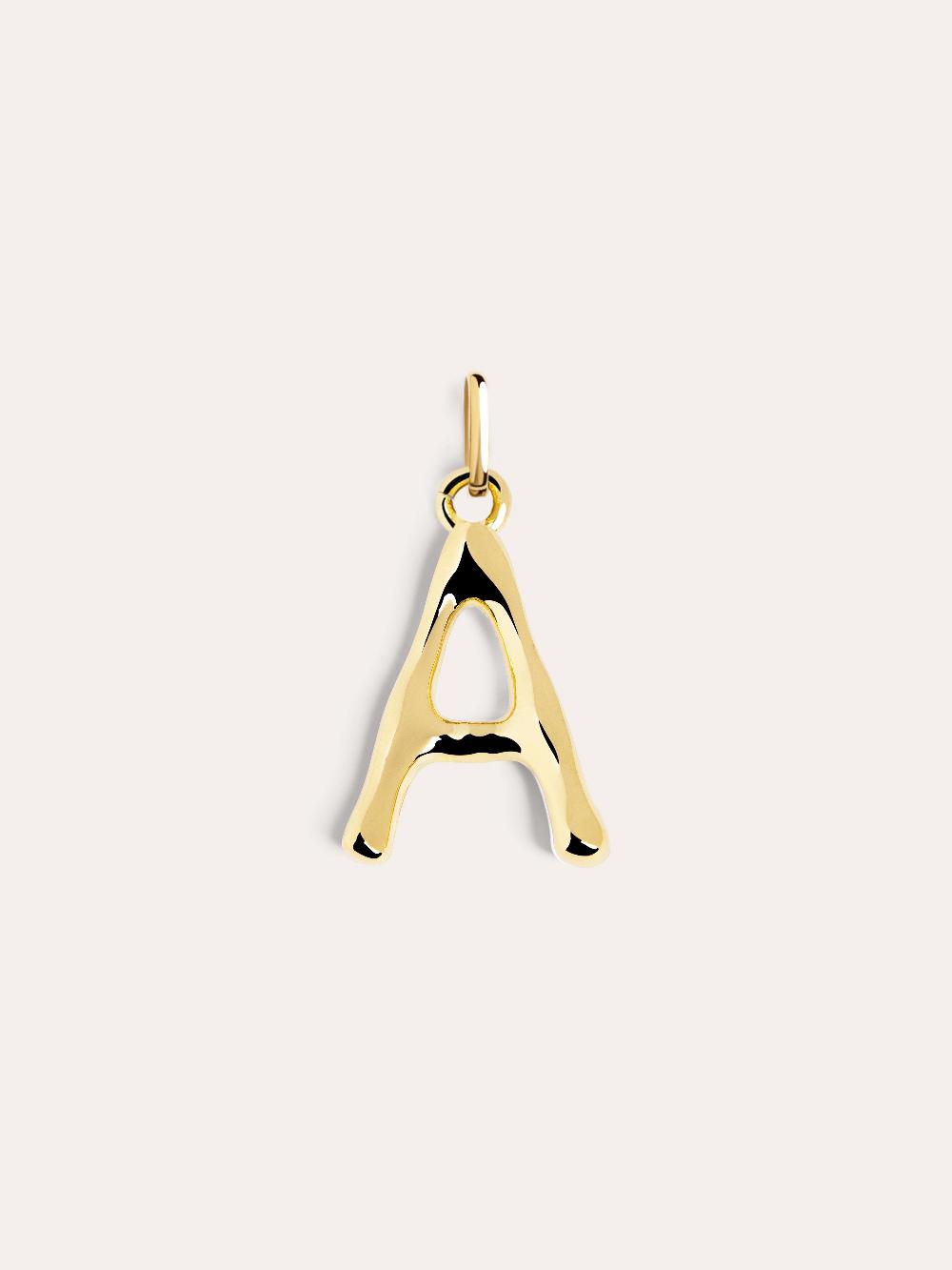 singularu Charm Letter XL Baño Oro