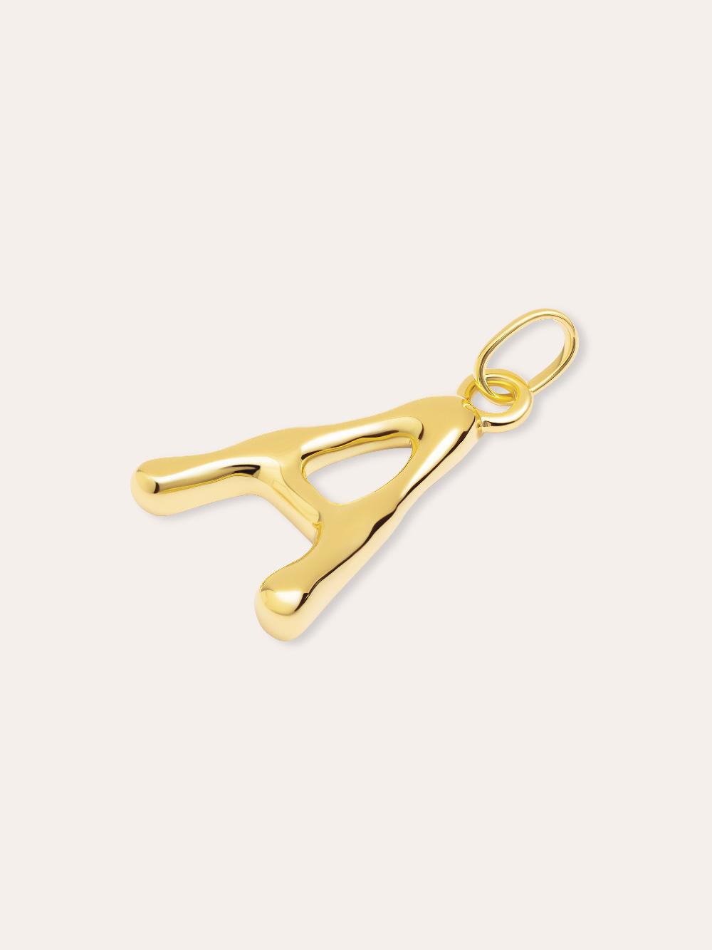 singularu Charm Letter XL Baño Oro Devoluciones gratuitas