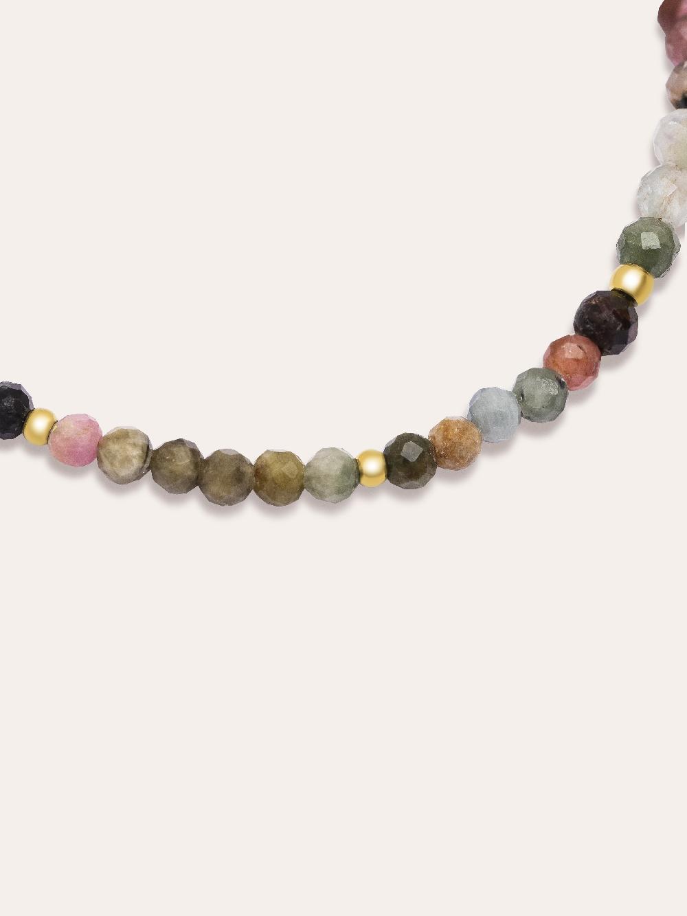 singularu Pulsera Altea Dots Tourmaline Syra Acero Baño Oro Tienda