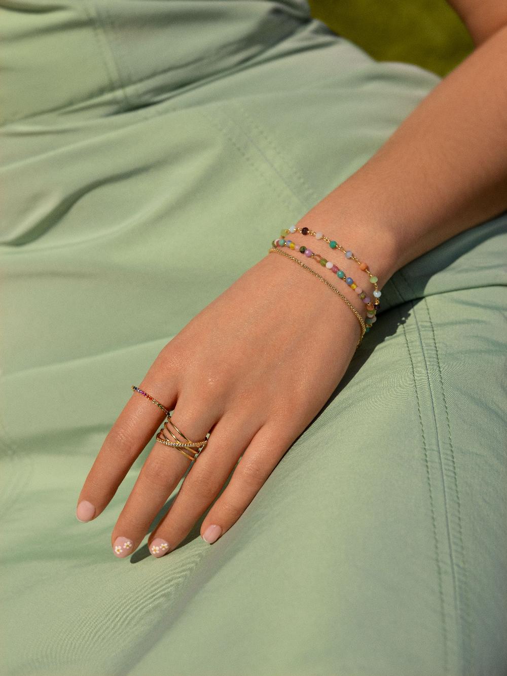 singularu Pulsera Altea Colors Acero Baño Oro Mejor oferta