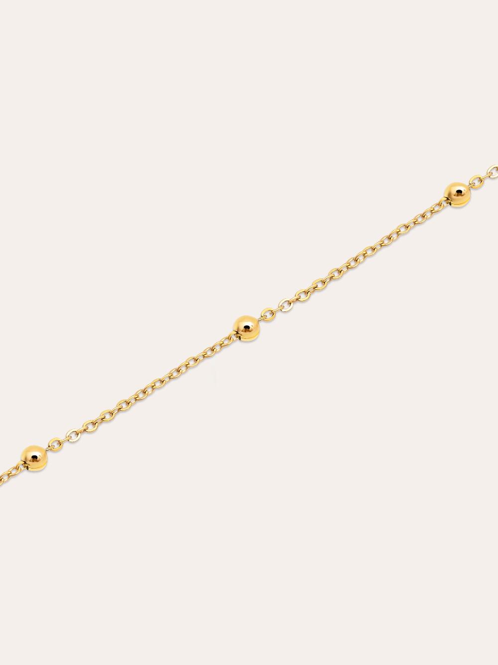 singularu Pulsera Dots Plata Baño Oro Envío gratis