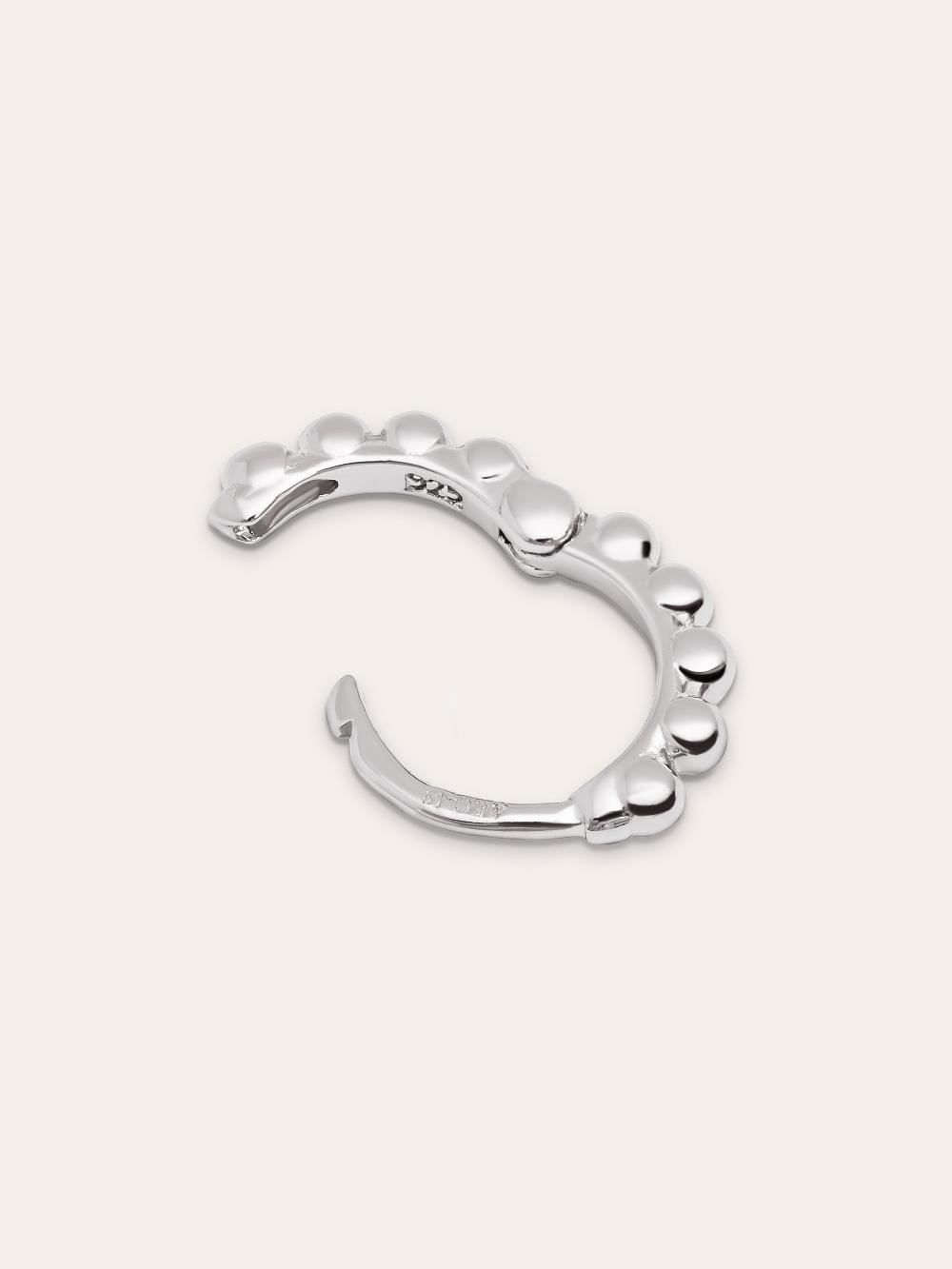 singularu Pendiente Suelto Pebbles S Plata Superdescuento