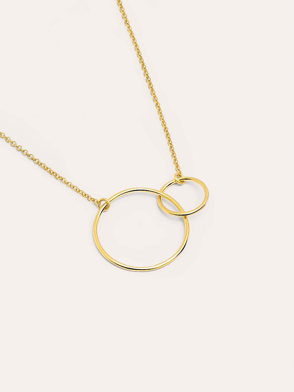 singularu Collar Sister Plata Baño Oro Outlet