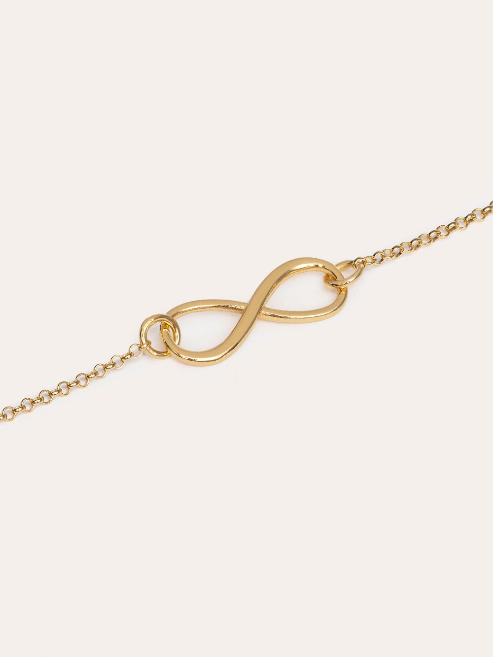 singularu Pulsera Infinito Plata Baño Oro Envío gratis