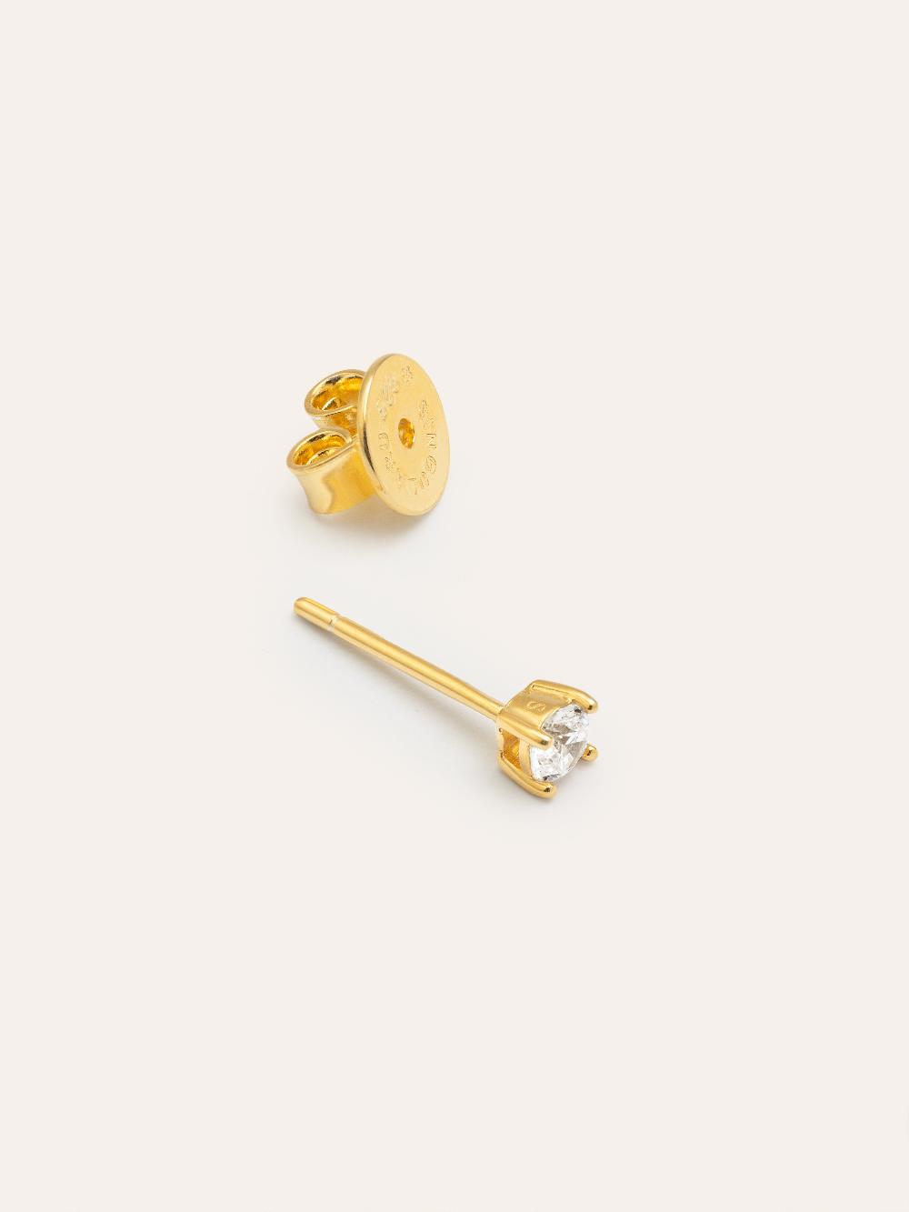 singularu Pendiente Suelto Mini Spark Plata Baño Oro COMPRAR AHORA