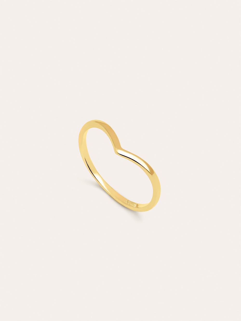 singularu Anillo Peak Plata Baño Oro Oferta exclusiva