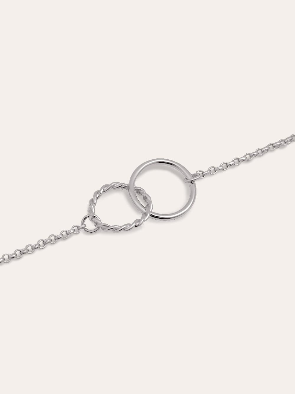 singularu Collar Circles Twist Ofertas de temporada