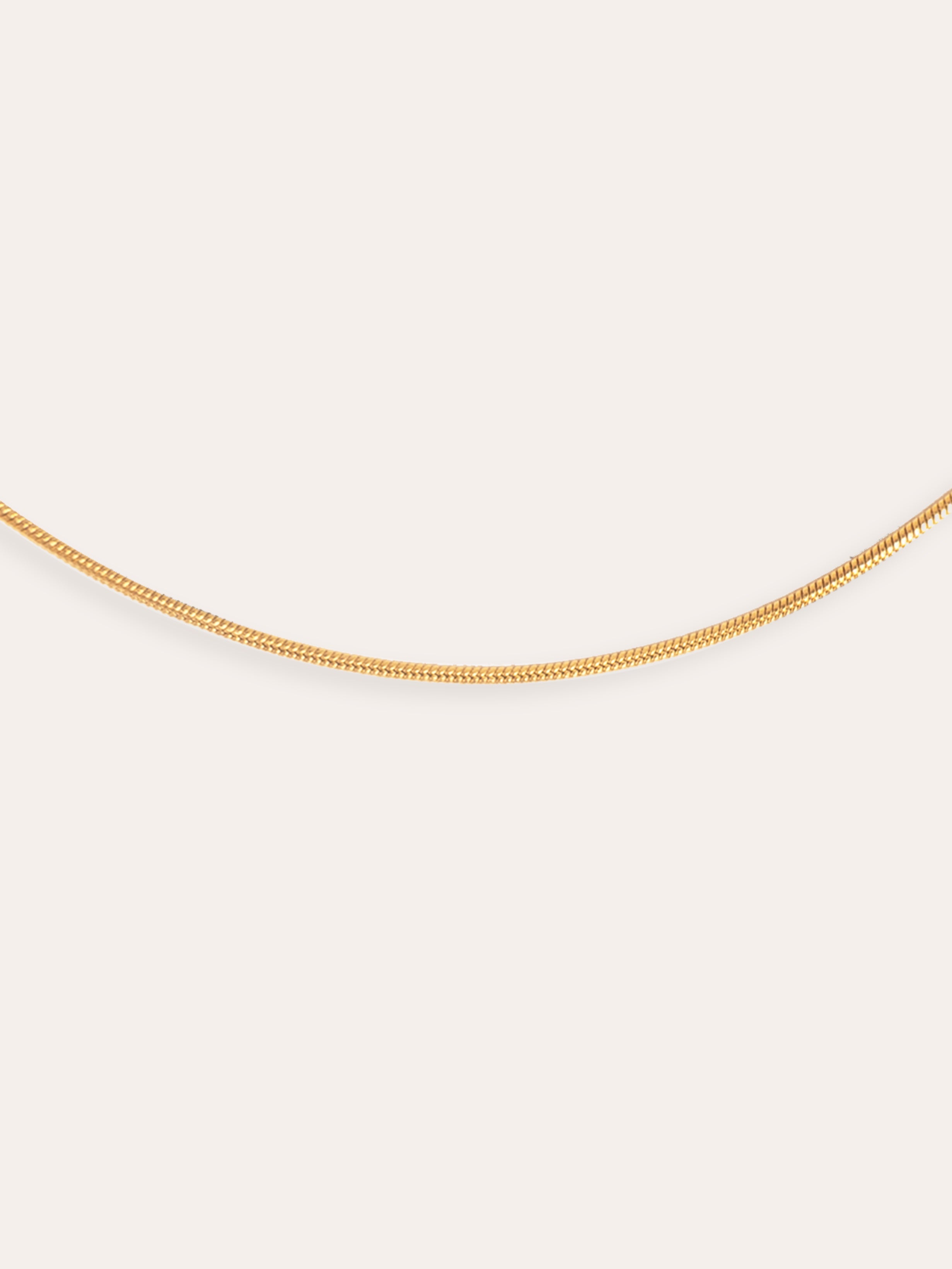 singularu Collar Tail Acero Baño Oro