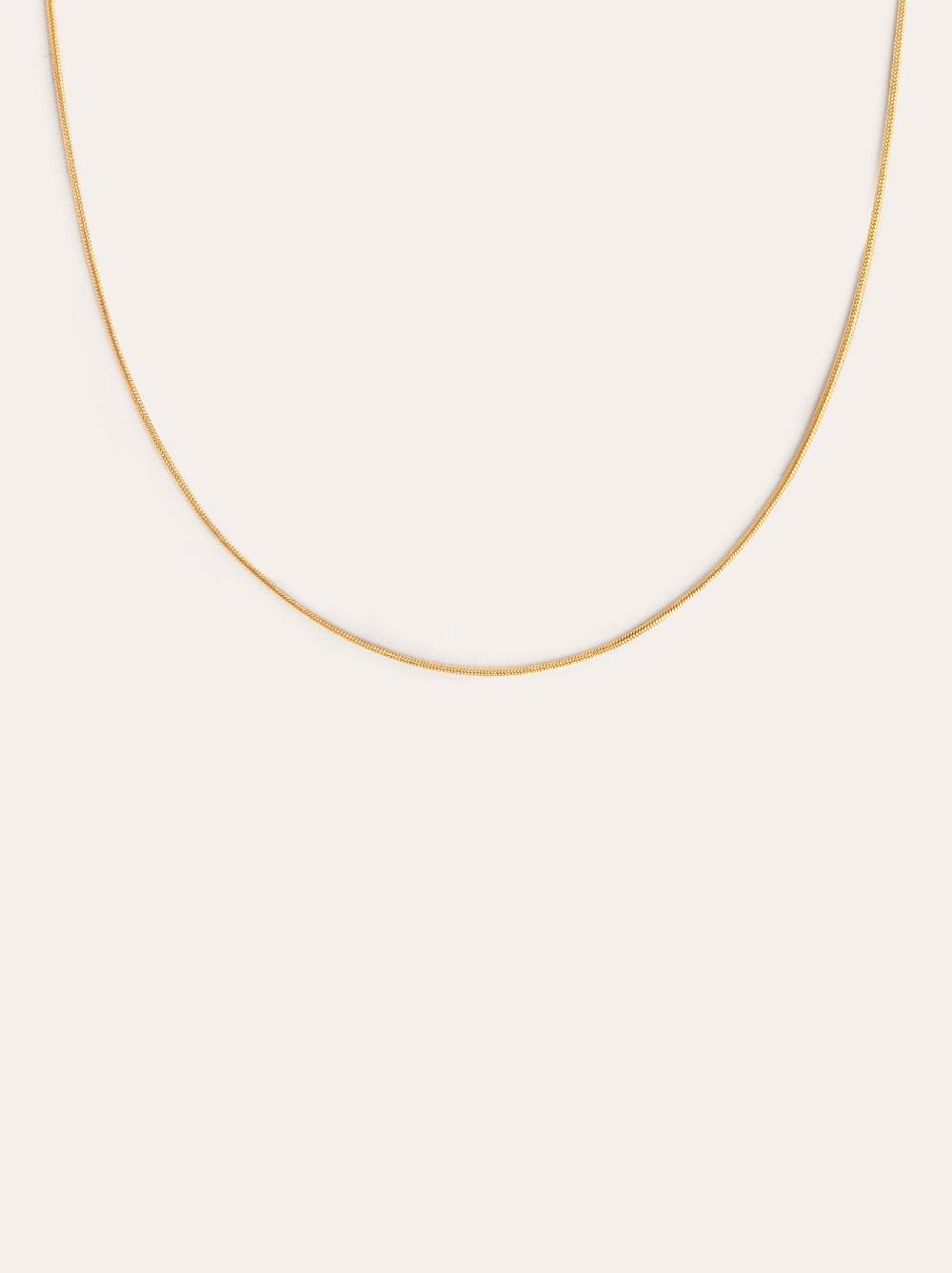 singularu Collar Tail Acero Baño Oro Ofertas especiales