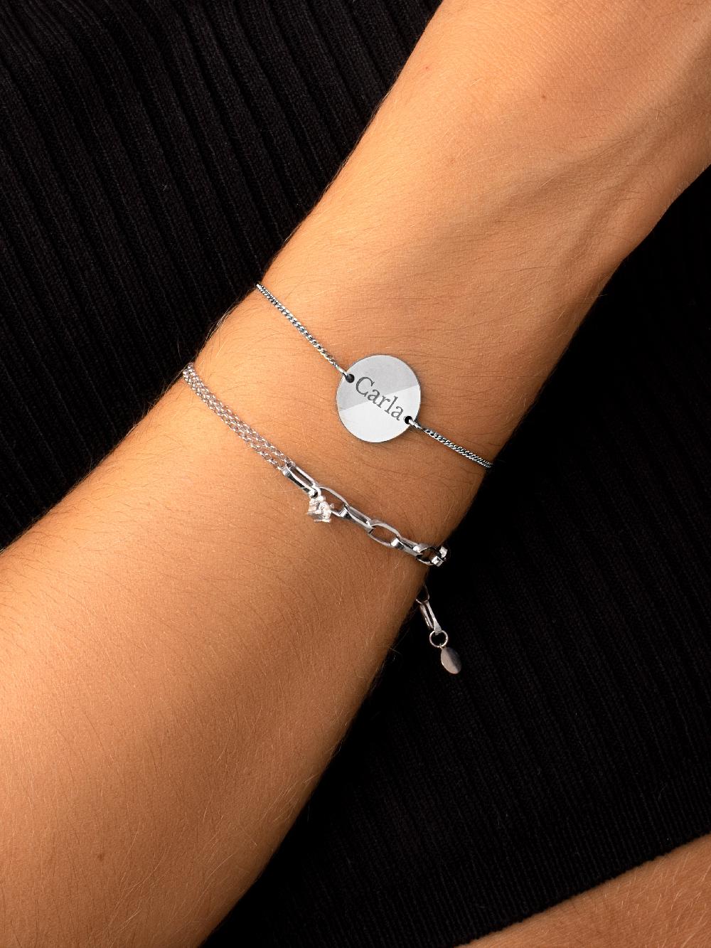 singularu Pulsera Personalizada Moon Plata Rebajas online