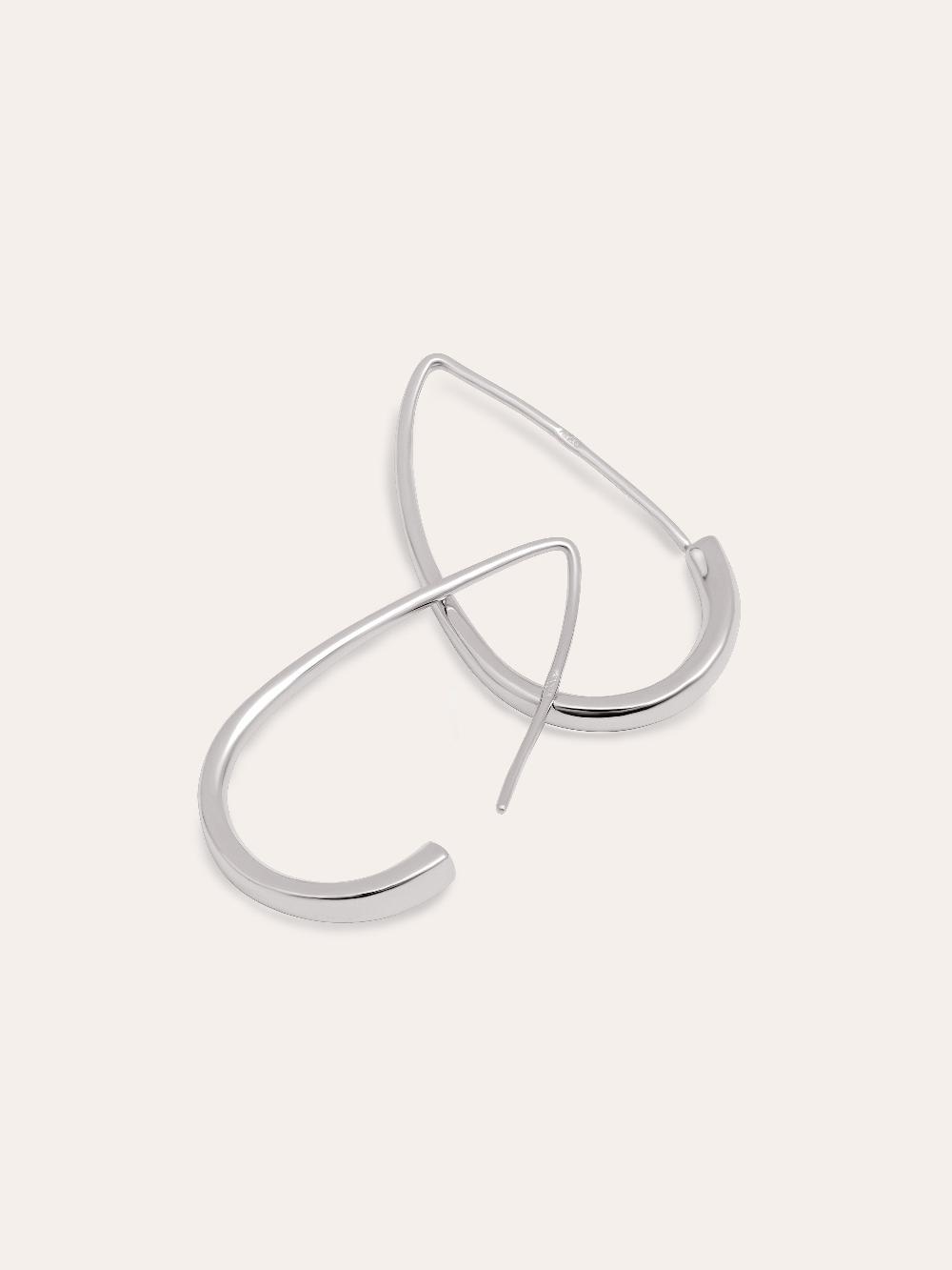 singularu Pendientes Gota Arch Plata Solo hoy