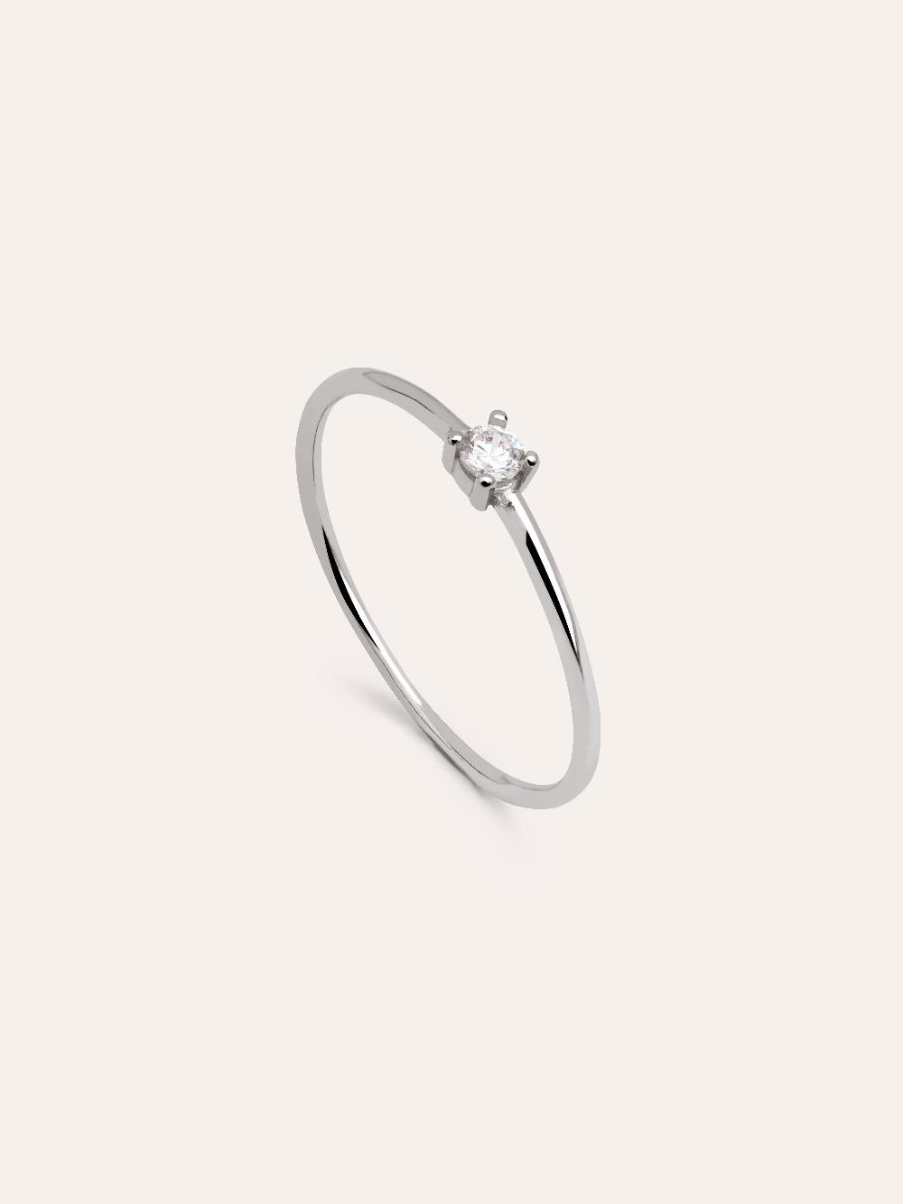 singularu Anillo Single Spark Plata Libre de impuestos