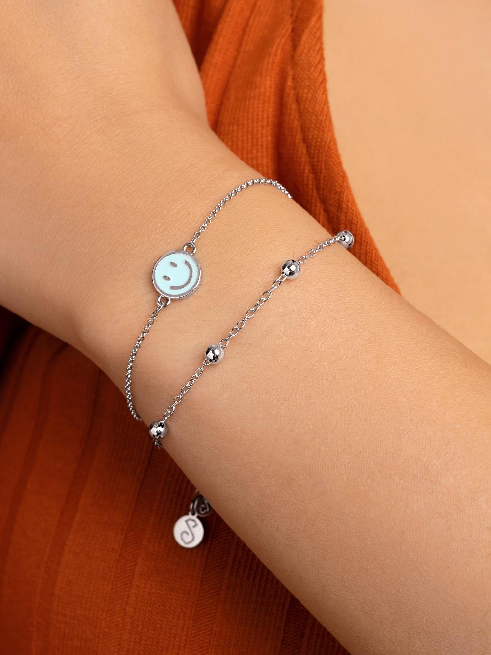 singularu Pulsera Smiley Sky Enamel En línea