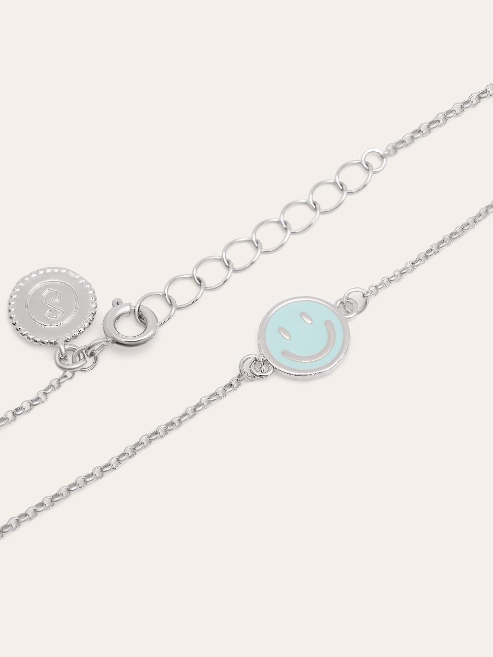 singularu Pulsera Smiley Sky Enamel En línea