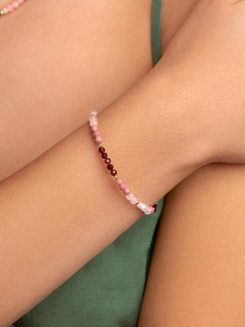 singularu Pulsera Altea Dots Syra Rose Acero Baño Oro Outlet
