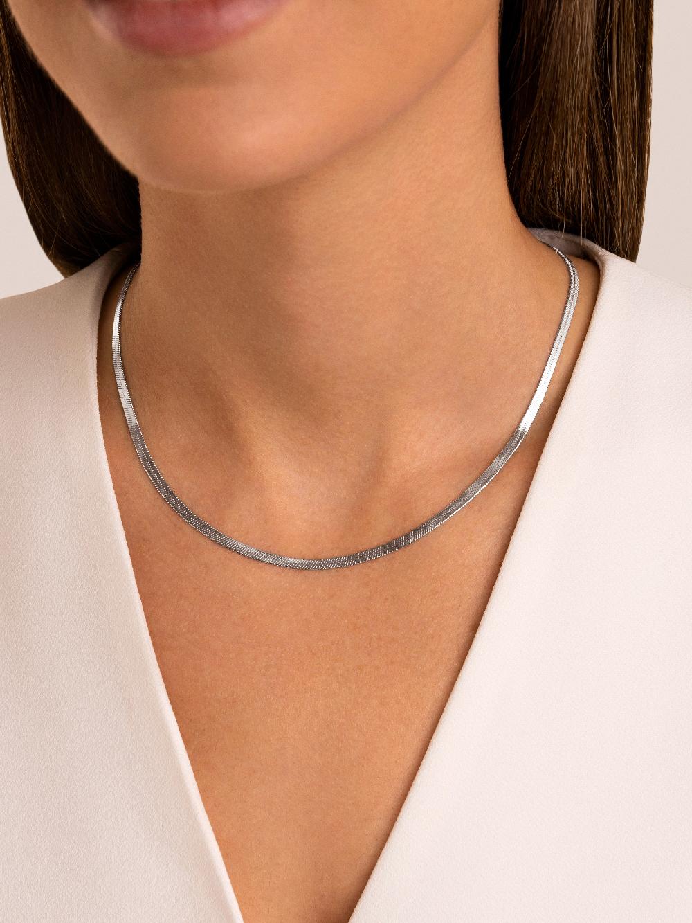 singularu Collar Lisse S Acero Venta caliente
