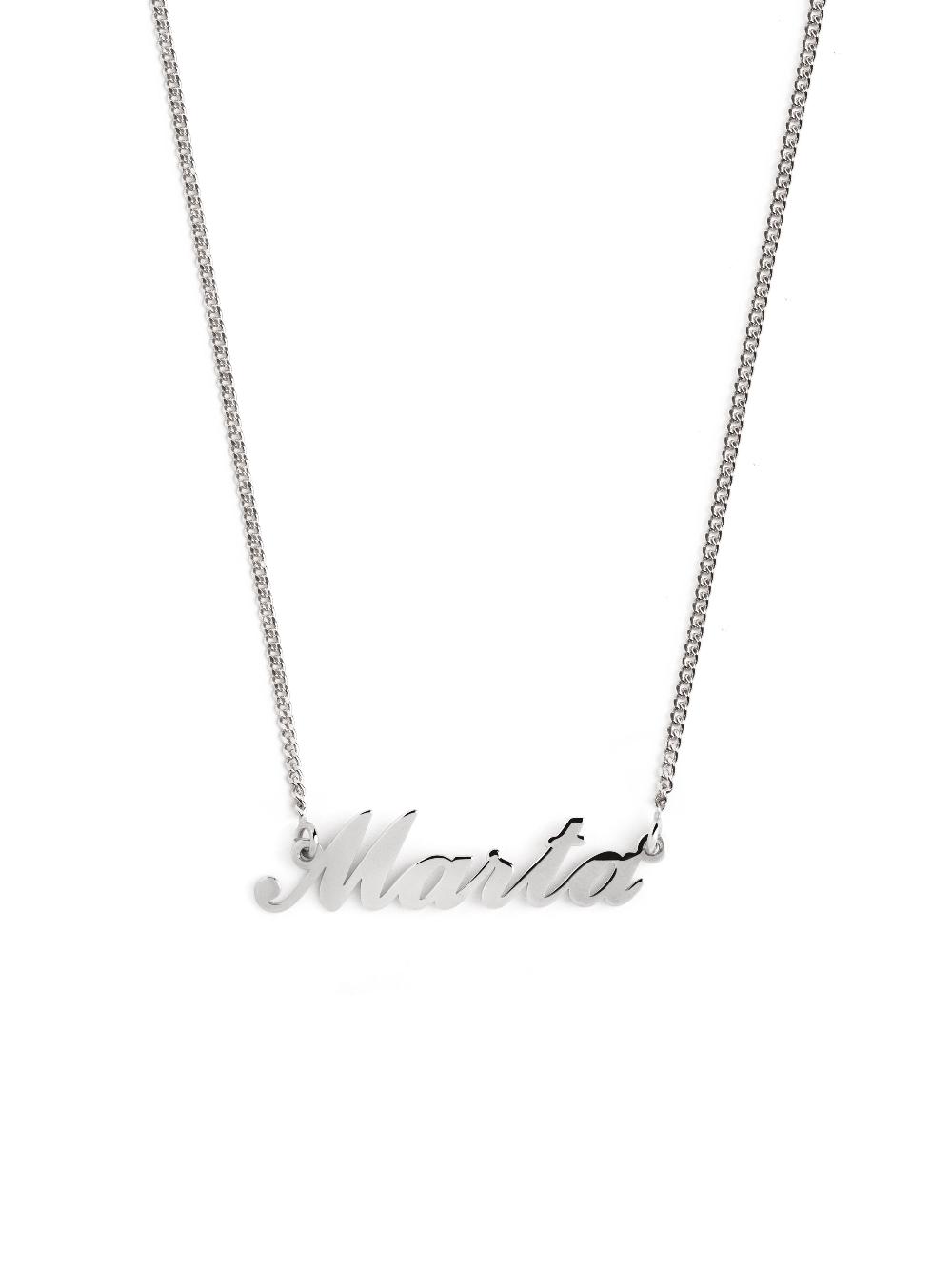 singularu Collar Personalizado Carrie Plata En oferta