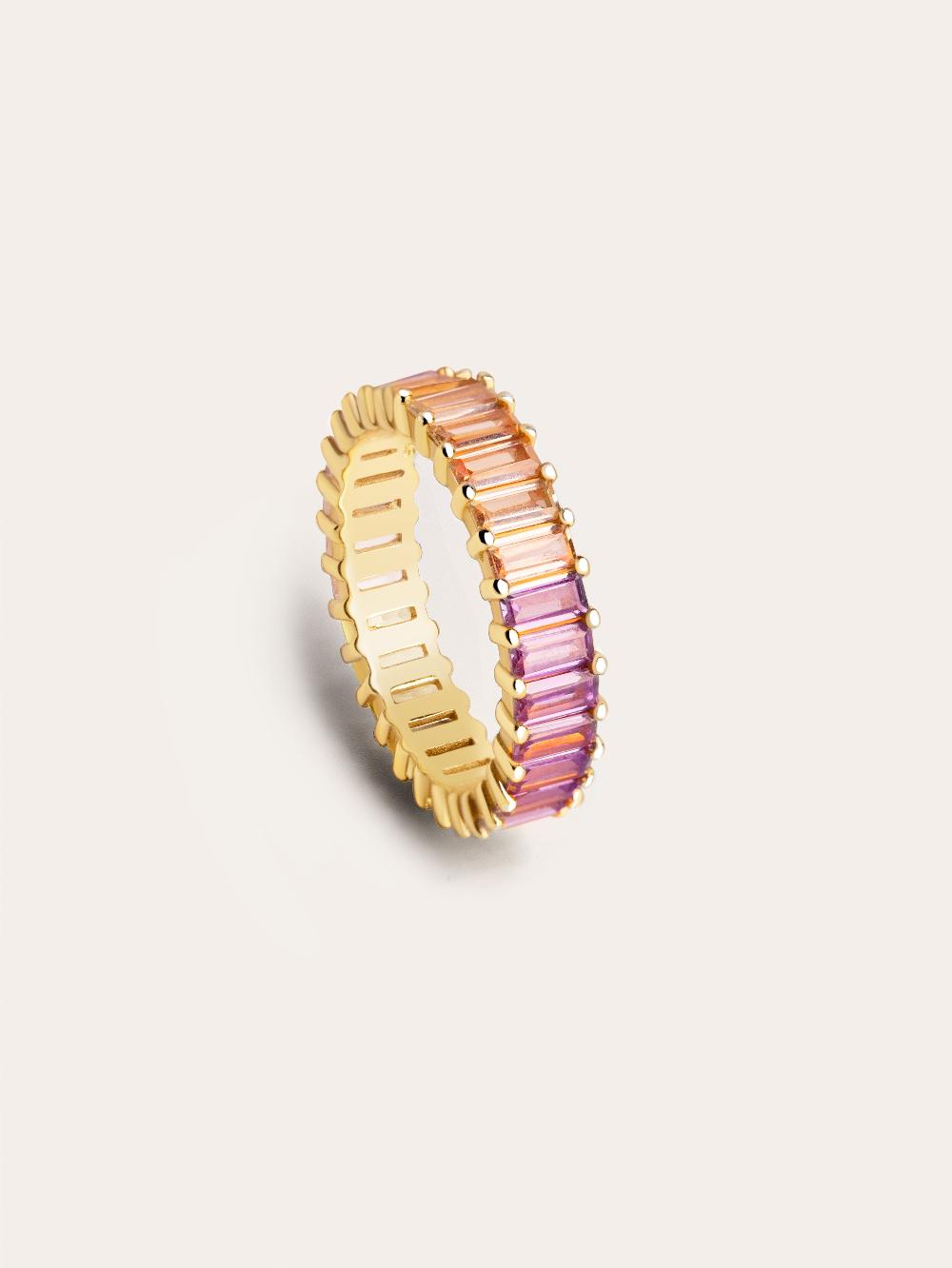 singularu Anillo Sia Colors Plata Baño Oro Rebajas online