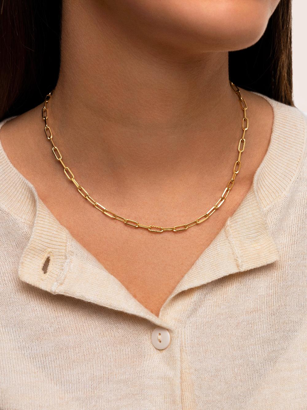 singularu Collar Chic Acero Baño Oro Solo queda un día