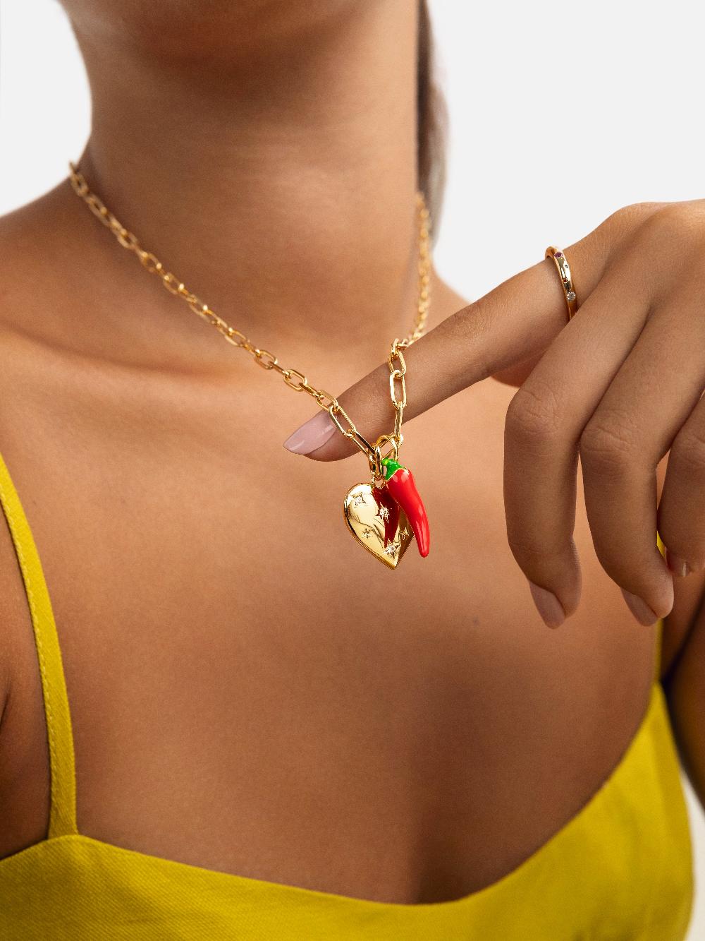 singularu Collar Chic Acero Baño Oro Solo queda un día