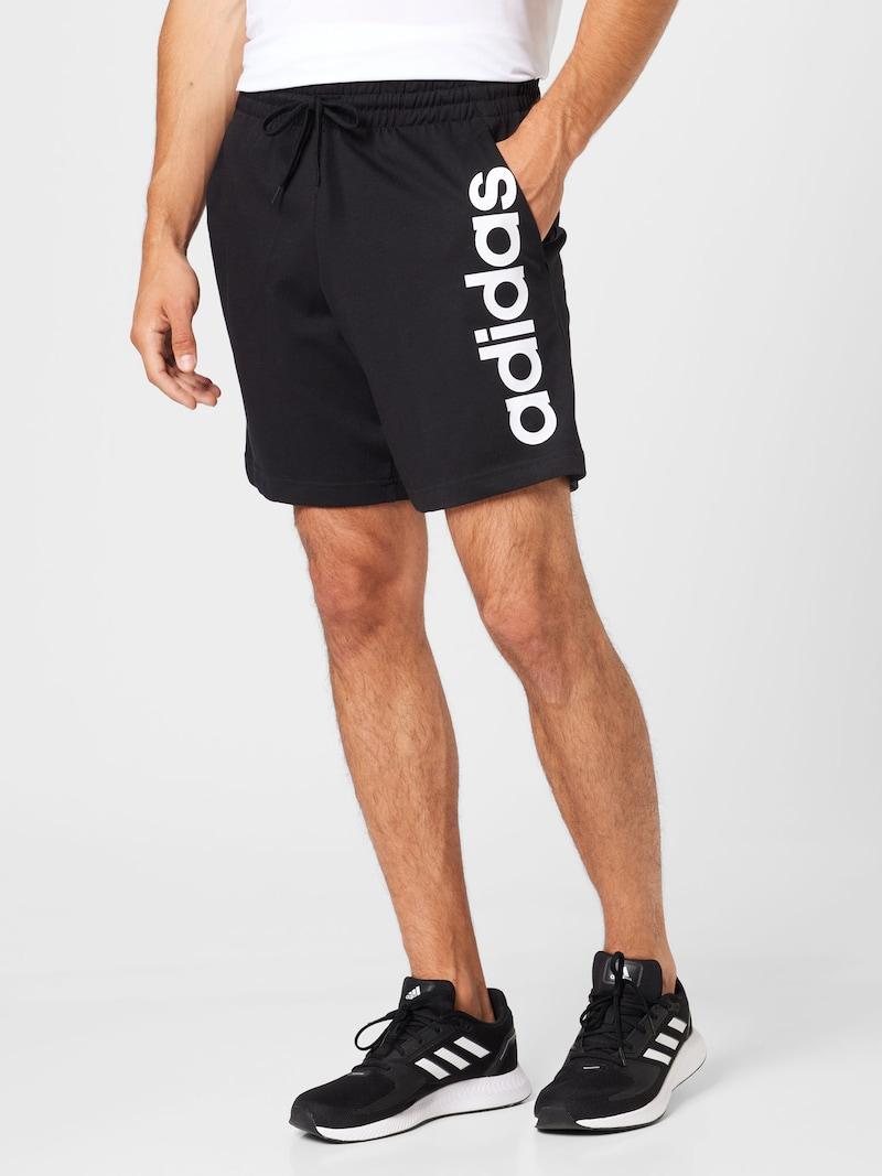 sinned x about you regular Pantalón deportivo 'Essentials' ADIDAS SPORTSWEAR en Negro Envío gratis