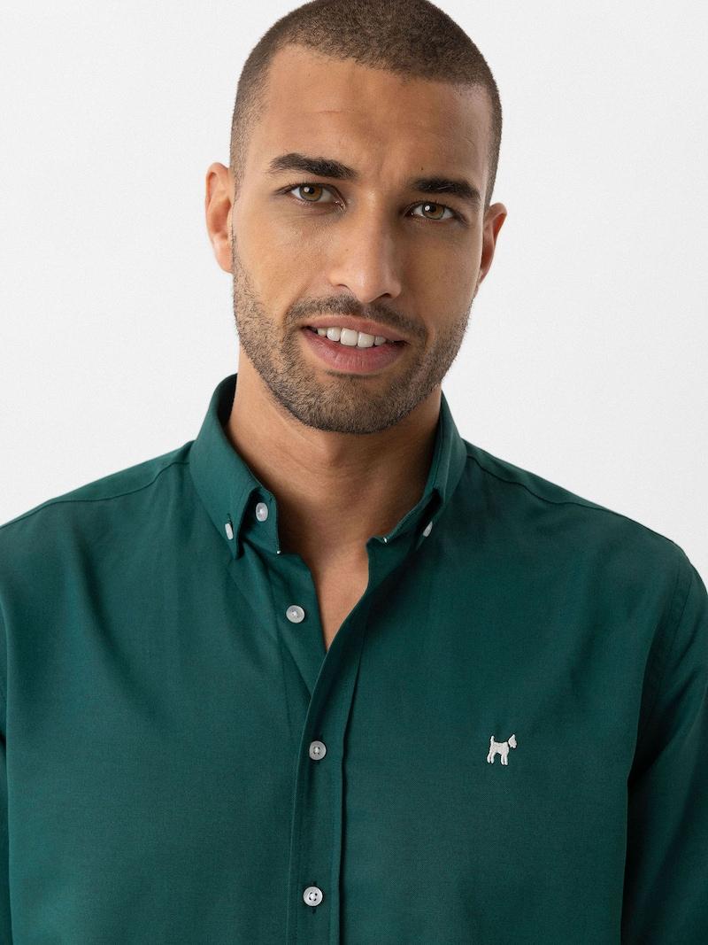 sinned x about you Ajuste regular Camisa Williot en Verde Oferta especial de fábrica