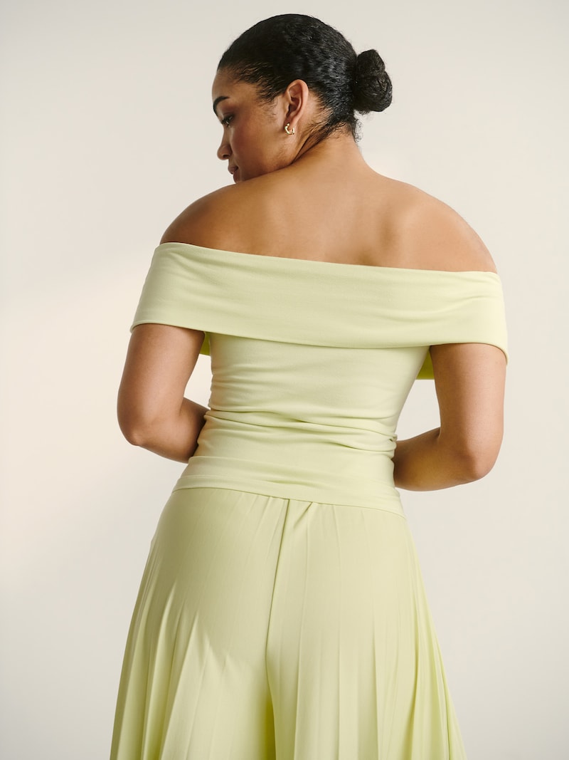 sinned x about you Top 'Christiana' Guido Maria Kretschmer Women en Verde Pastel 2025
