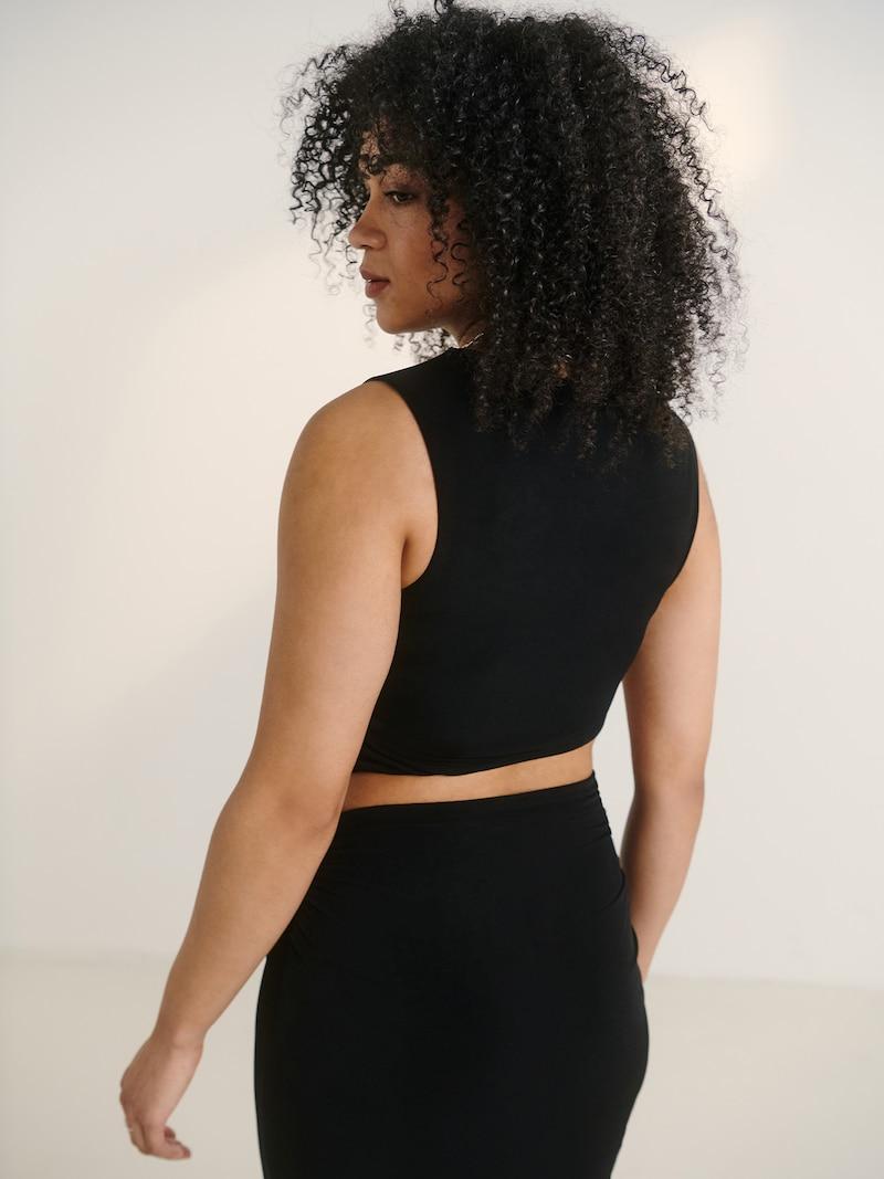 sinned x about you Top 'Suki' Guido Maria Kretschmer Women en Negro Rebajas