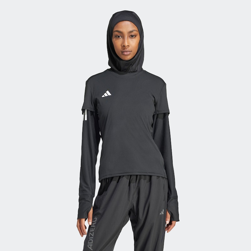 sinned x about you Camiseta funcional 'Adizero Essentials' ADIDAS PERFORMANCE en Negro Ofertas