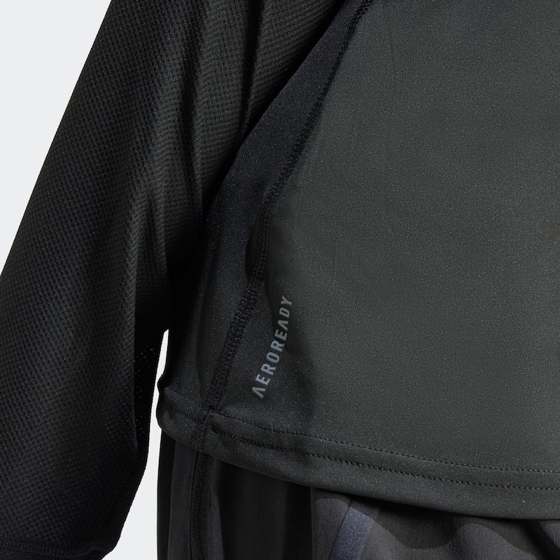 sinned x about you Camiseta funcional 'Adizero Essentials' ADIDAS PERFORMANCE en Negro Ofertas