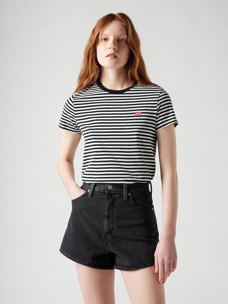 sinned x about you Camiseta 'Perfect Tee' LEVI'S ® en Negro Gran oferta