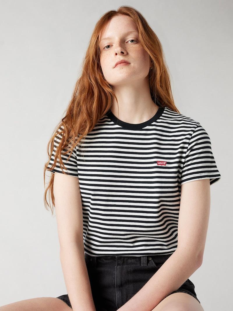 sinned x about you Camiseta 'Perfect Tee' LEVI'S ® en Negro Gran oferta