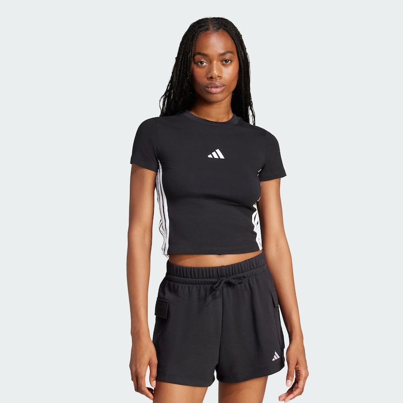 sinned x about you Camiseta funcional 'Essentials' ADIDAS SPORTSWEAR en Negro Tienda