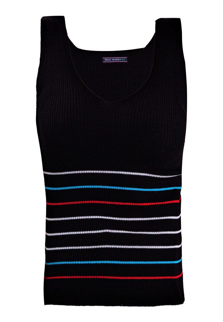 sinned x about you Top de punto Felix Hardy en Negro
