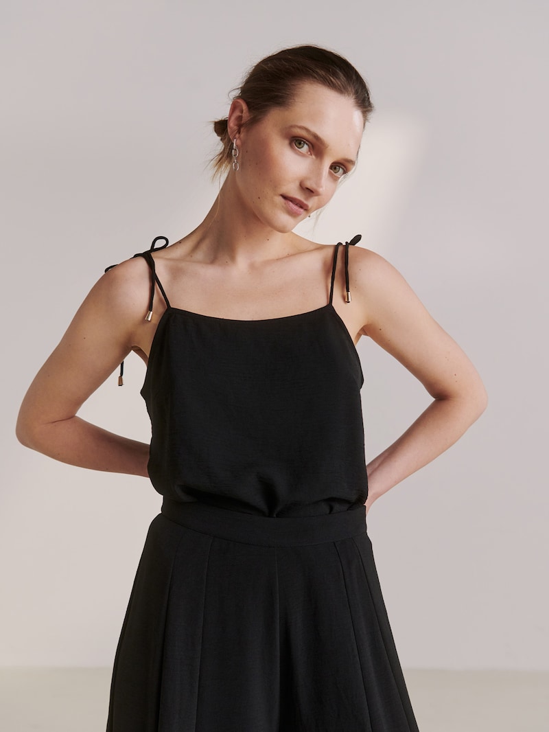 sinned x about you Top 'Joana' Guido Maria Kretschmer Women en Negro COMPRAR AHORA
