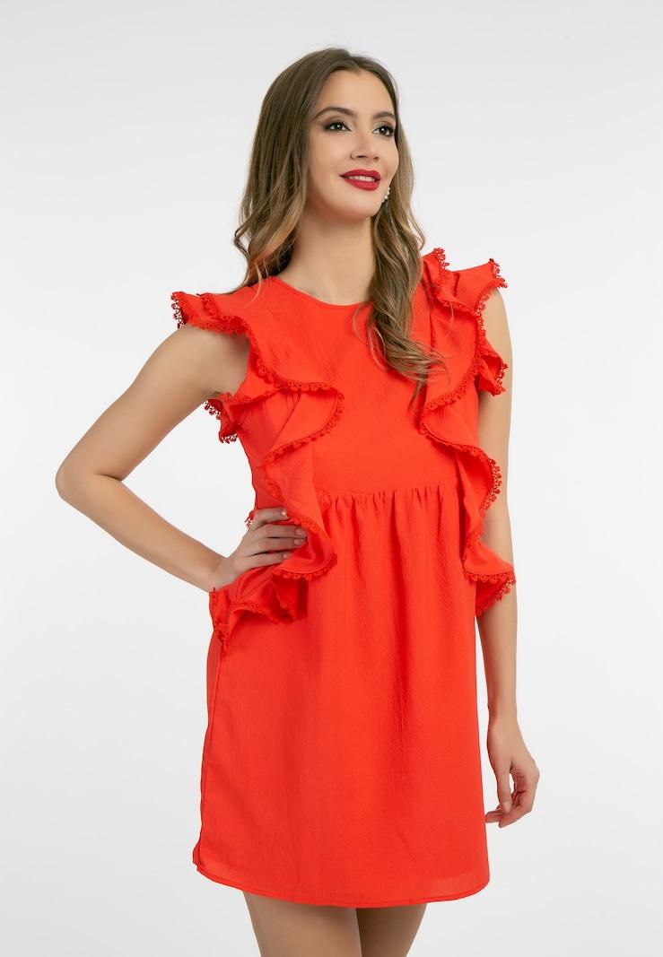 sinned x about you Vestido faina en Rojo Precio de fábrica