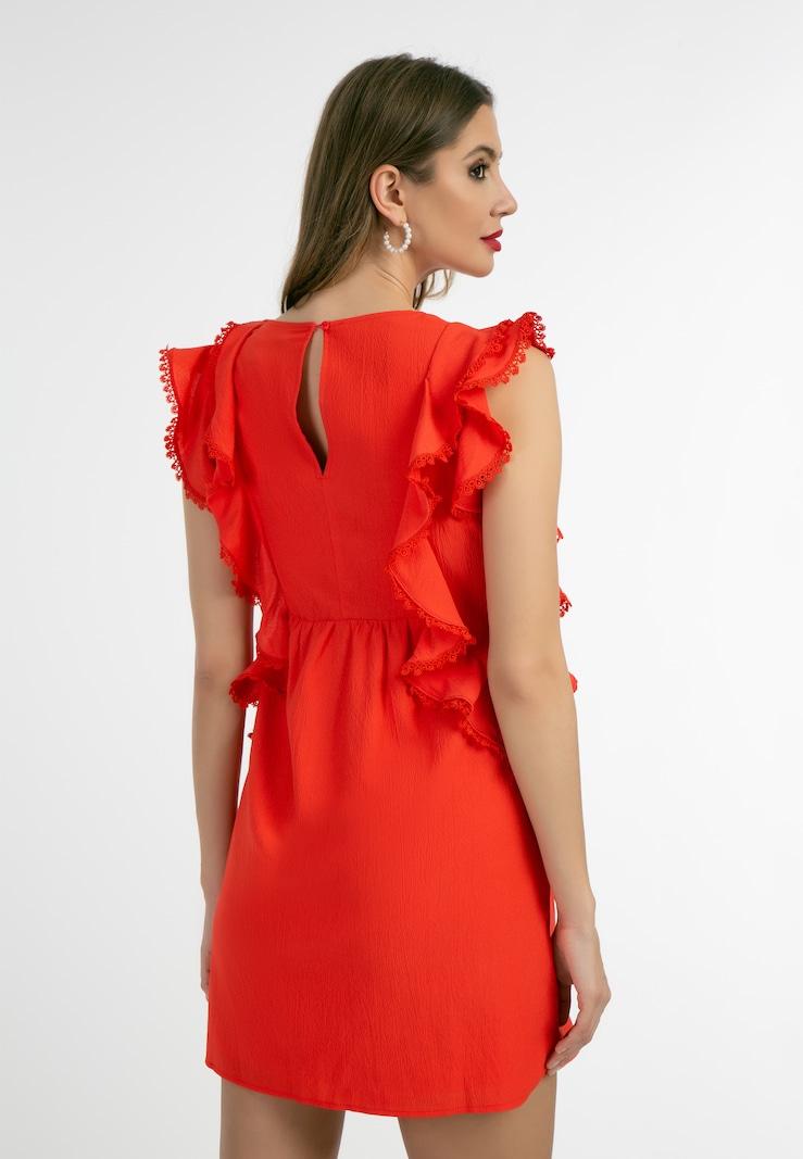 sinned x about you Vestido faina en Rojo Precio de fábrica