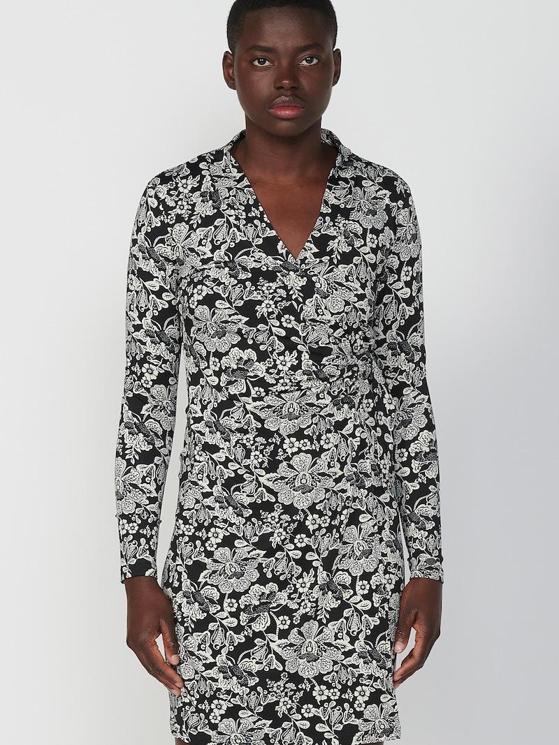 sinned x about you Vestido KOROSHI en Negro Blanco Descuentos del mes