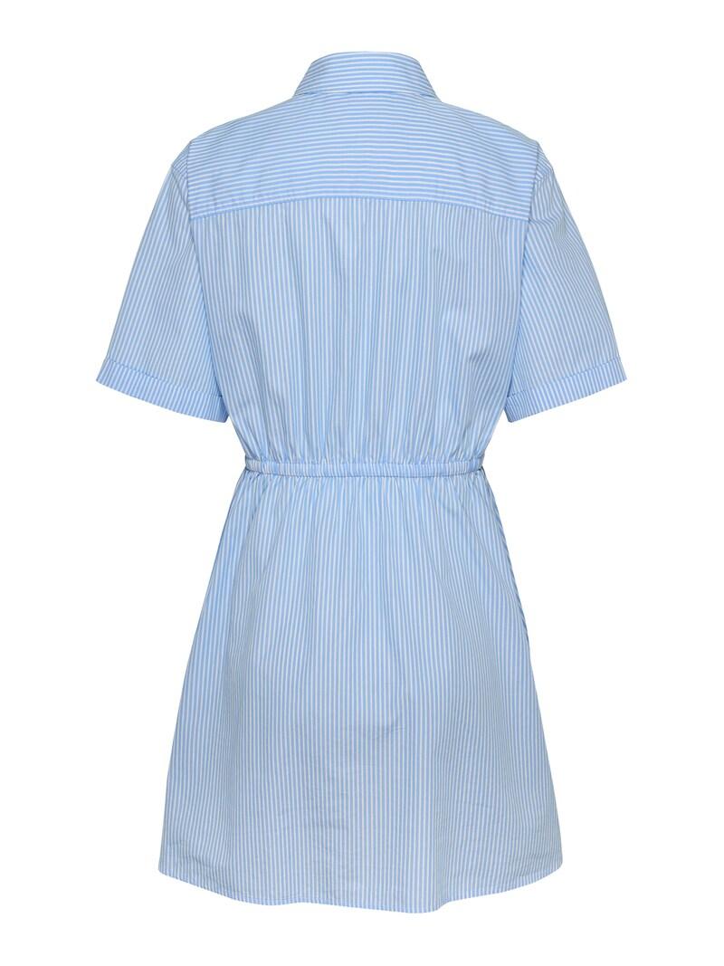 sinned x about you Vestido camisero Tommy Jeans en Azul Claro Precio ultrabajo