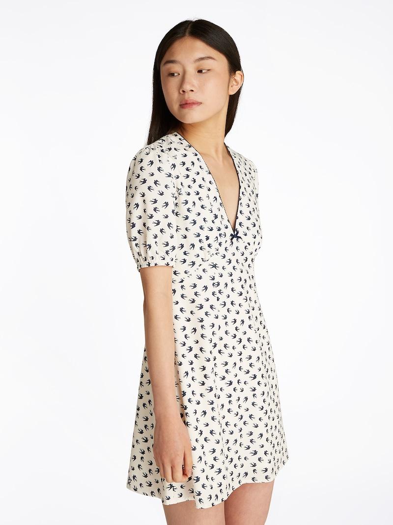 sinned x about you Vestido de verano Tommy Jeans en Blanco Devoluciones gratuitas