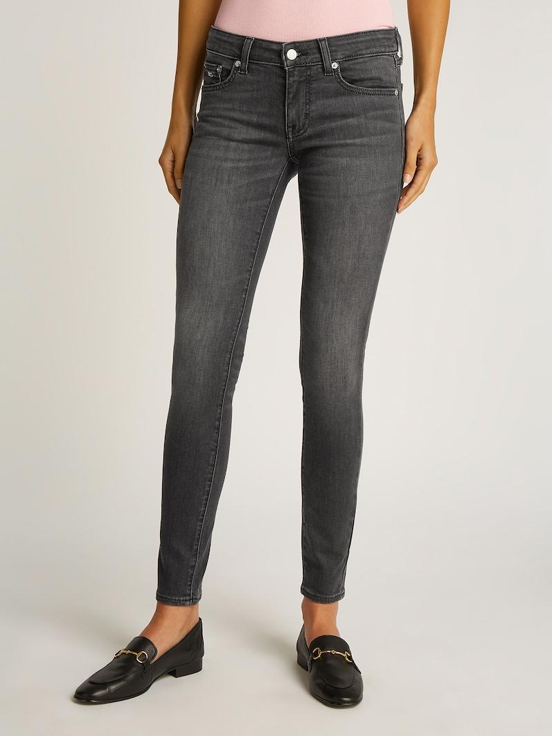 sinned x about you Skinny Vaquero Tommy Jeans en Negro Denim Venta caliente