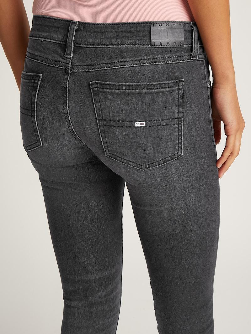 sinned x about you Skinny Vaquero Tommy Jeans en Negro Denim Venta caliente