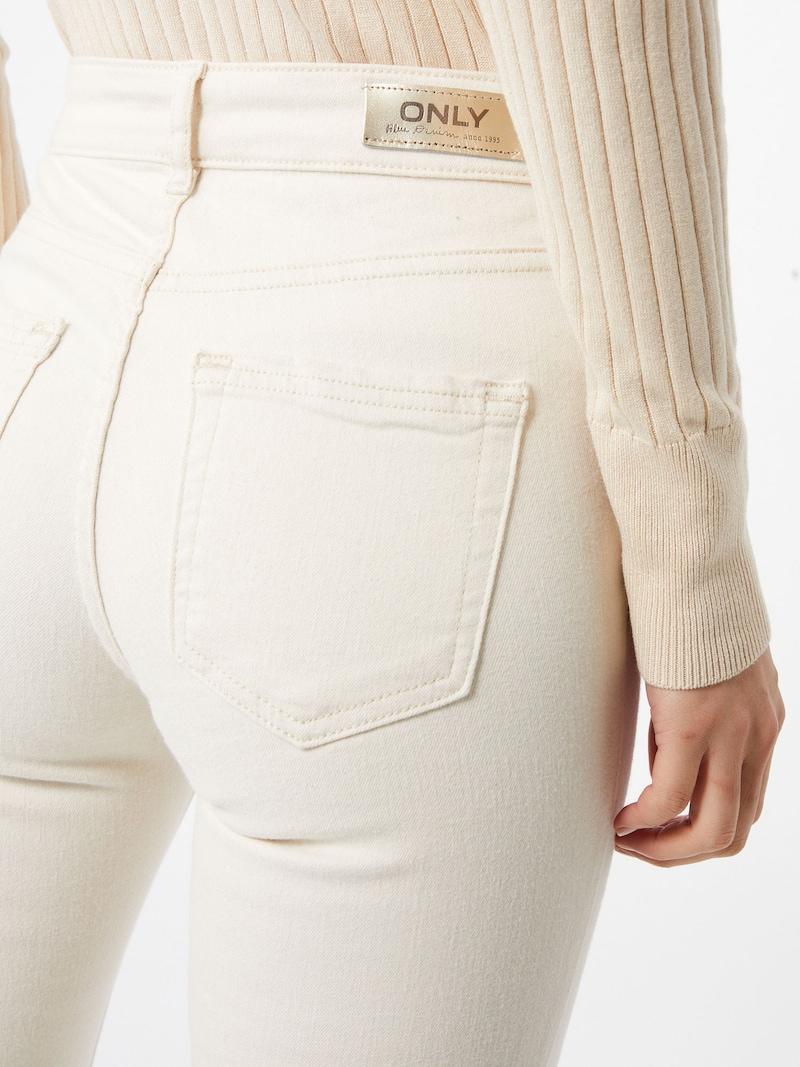 sinned x about you Bootcut Vaquero ONLY en Blanco Denim Rebajas baratas